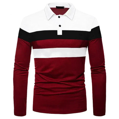 Men's Long Sleeve Polo Shirt Slingint Valmont