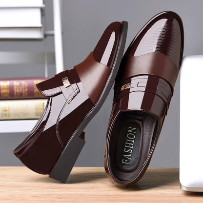 Ultra Gloss Leather Business Shoe